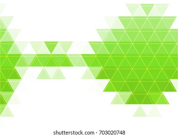 Green abstract template for card or banner. Metal Background with waves and reflections. Business background, silver, illustration. Illustration of abstract background with a metallic element