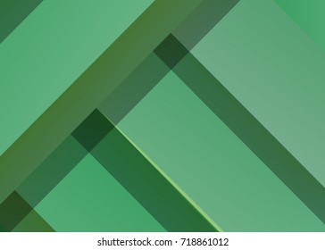 Green abstract template for card or banner. Metal Background with waves and reflections. Business background, silver, illustration. Illustration of abstract background with a metallic element