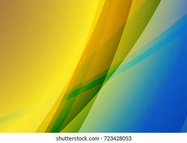 Green abstract template for card or banner. Metal Background with waves and reflections. Business background, silver, illustration. Illustration of abstract background with a metallic element