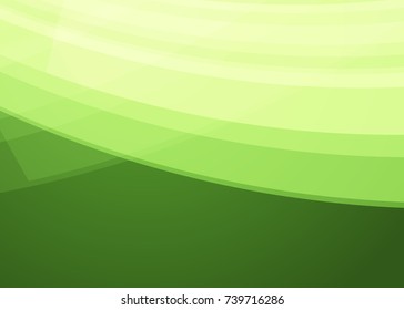 Green abstract template for card or banner. Metal Background with waves and reflections. Business background, silver, illustration. Illustration of abstract background with a metallic element