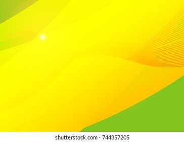 Green abstract template for card or banner. Abstract background