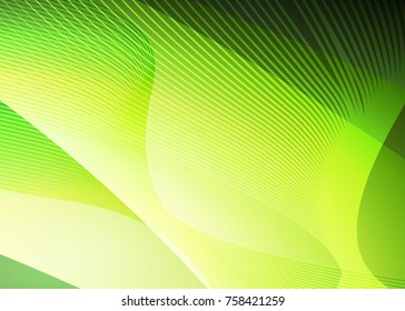 Green abstract template for card or banner. Abstract background
