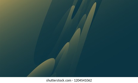 Green abstract texture, background from cosmic energetic magical beautiful bright multicolored bubbles bubbles circles lines stripes spirals and geometric shapes. Vector illustration.