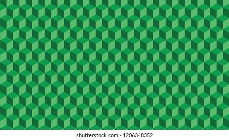 Green abstract texture.Vector background 3d.