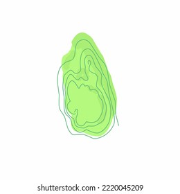 grünes abstraktes Vektordesign.