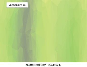 Green abstract triangle low poly vector , polygonal geometric background or business template 