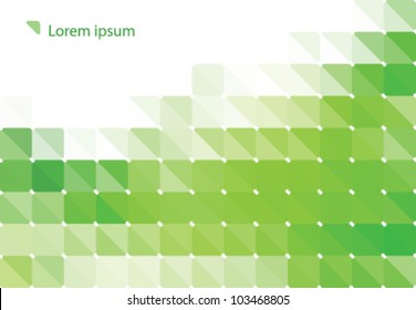 green abstract vector background