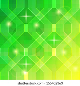 Green abstract vector background