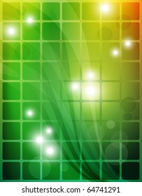 Green abstract vector background