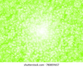 Green abstract Vector background with bokeh defocused lights concept design ,Backdrop Vector bokeh circle light and star on rose colored background for holiday and festival.