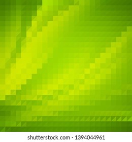 green abstract vector background. triangle design 