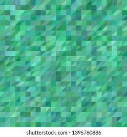 green Abstract Vector Geometric Background. Triangular design layout for advertising. mosaic style