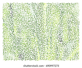 Green abstract vector illustration background texture made of small hearts