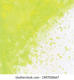 Green abstract watercolor texture background, plain green tones watercolor background.