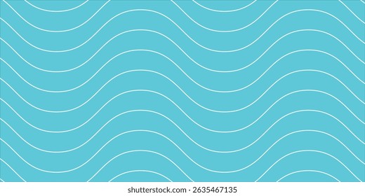 green abstract wave background for banner