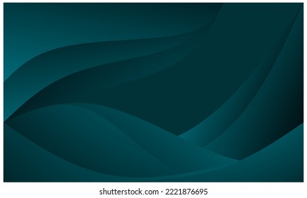 Fondo de onda abstracta verde para afiches, pancartas, presentaciones, etc