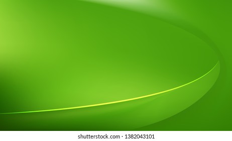 Green Abstract Wave Background Vector Art