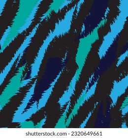 Green Abstract zebra textured pattern design for fashion textiles, graphic and backgrounds