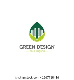 Green Accounting & Financial Logo Design Inspiration