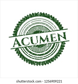 Green Acumen distressed rubber grunge texture stamp