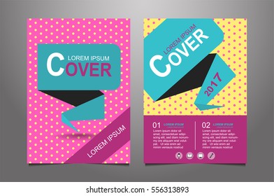 green ad pink Vector annual report Leaflet Brochure Flyer template design, book cover layout design, Abstract  red presentation book cover or website templates