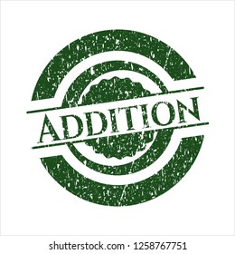 Green Addition distress rubber grunge texture stamp