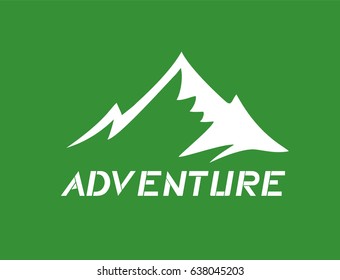 green adventure icon design