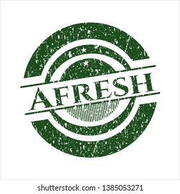 Green Afresh with rubber seal texture