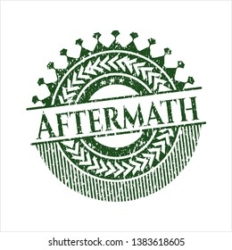 Green Aftermath rubber grunge texture seal