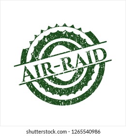 Green Air-raid with rubber seal texture