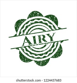 Green Airy distressed rubber seal