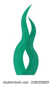 green algae sealife nature icon