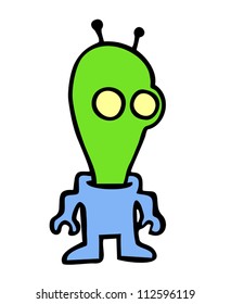 Green alien