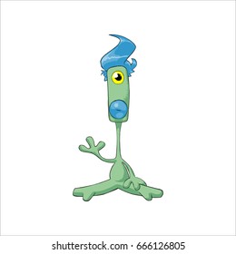 Green alien