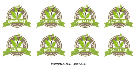 Green Allergy Labels