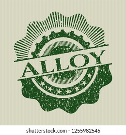 Green Alloy distressed with rubber seal texture