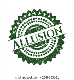 Grüne Anspielung mit Gummidichtung Textur. 