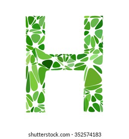 Green Alphabet Cell Style, Creative Design Templates
