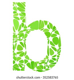 Green Alphabet Cell Style, Creative Design Templates