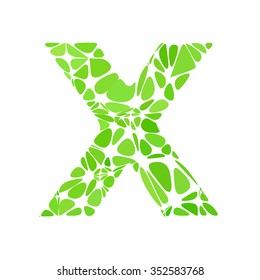 Green Alphabet Cell Style, Creative Design Templates