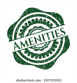 Green Amenities rubber grunge seal