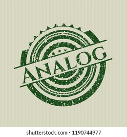 Green Analog distressed rubber texture