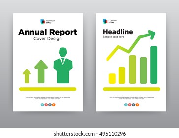 Green Analytic Statistic Chart Economy Minimalist Business Corporate roll up annual report brochure flyer design template stock vector, Leaflet abstract background, layout A4 size, 2016, booklet