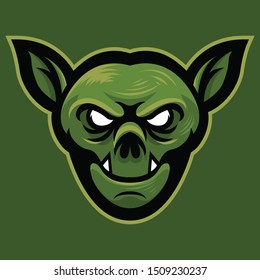 Green Angry  Gold Goblin Slayer Suitable for eSPORT or Gaming logo