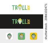 Green Angry Witch Gold Goblin.Goblin esport logo mascot design.modern illustration concept style for badge, emblem and tshirt printing.Goblin head illustration for sport team.