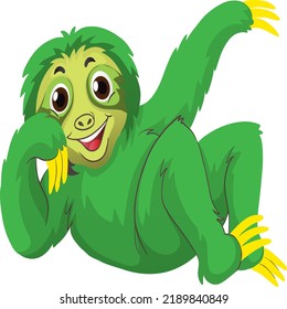 the green animal with golden nail