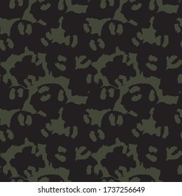 Fondo del patrón de leopardo marino de los animales verdes para textiles de moda, gráficos y artesanías