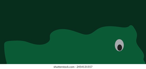 Green animal poster banner background post kids stories