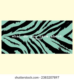 green animal print style vector 