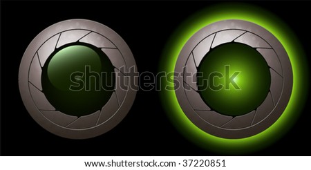 green animation shutter LED light 